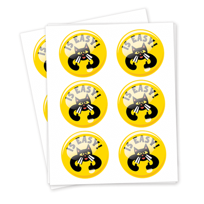Icon epoxy stickers at StickerApp.